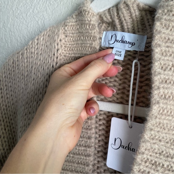 Anthropologie Beige and Pink Floral Cardigan - Picture 10 of 12